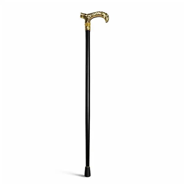 Baston de mers, decorativ, DEPOX , metalic, 90 cm, auriu negru