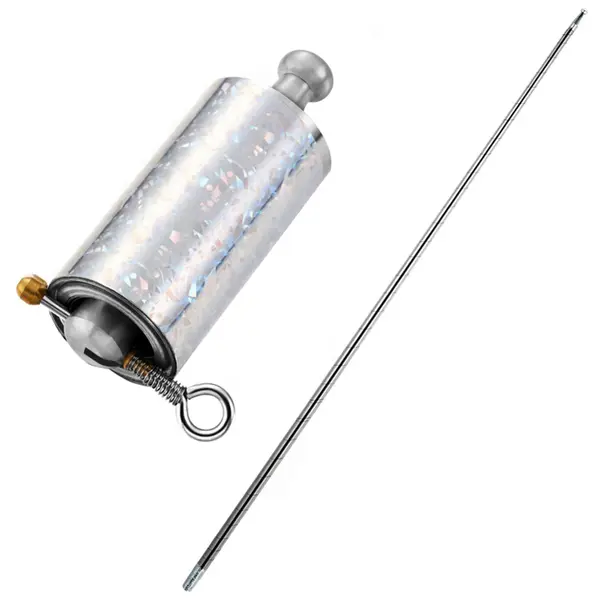 Baston extensibil automat autoaparare DEPOX , Training Turf, metal, 150 cm, argintiu