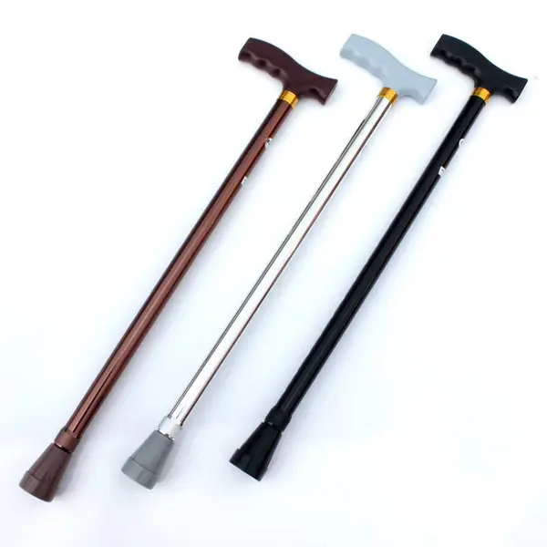 Baston reglabil aluminiu vital negru X 1 buc Vital Logistic
