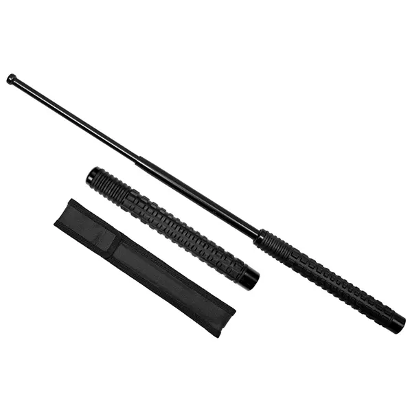 Baston telescopic pliabil, DEPOX , 52 cm, maner antiderapant, husa inclusa, negru