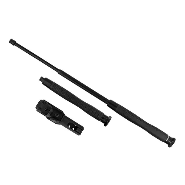 Baston telescopic profesional cu sistem Easy Lock, toc rotativ si montura universala, 51 cm