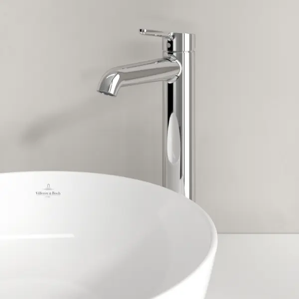Baterie baie pentru lavoar cu ventil click-clack, crom, VilleroyBoch Skyla
