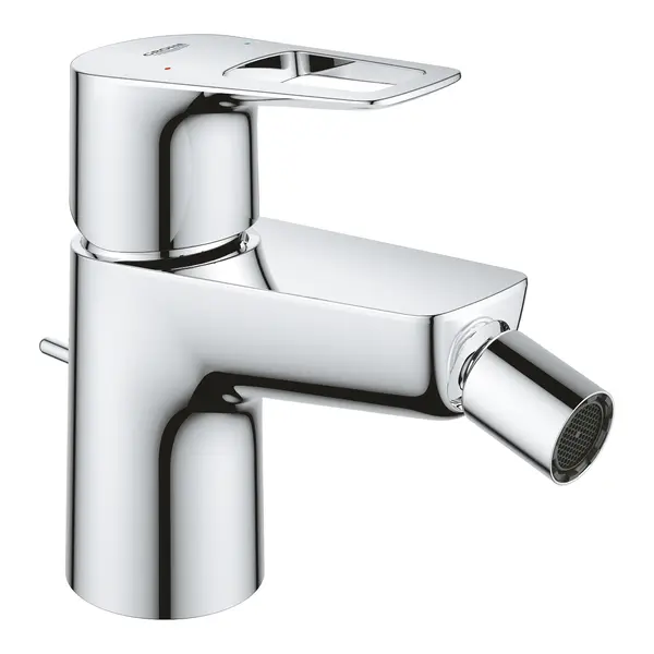 Baterie bideu Grohe Bauloop 23338001, 3/8, monocomanda, marimea S, Argintiu