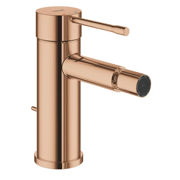 Baterie bideu Grohe Essence 32935DA1, monocomanda, cartus ceramic, aerator, limitator, marimea S, Warm sunset