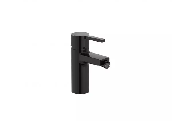 Baterie bideu Roca Naia A5A6A96CN0, marimea S, 152 mm, ventil, lucios, Negru titan