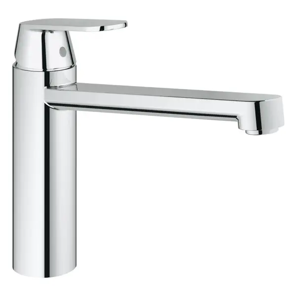 Baterie bucatarie Grohe Eurosmart Cosmopolitan 30193000, monocomanda, cartus ceramic, pivotanta, aerator, limitator debit, Argintiu