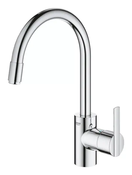 Baterie bucatarie Grohe Feel 32671002, inalta, tip C, dus extractabil, monocomanda, Crom