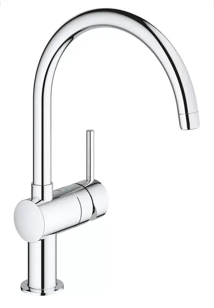 Baterie bucatarie Grohe Vento 30427000, inalta, tip C, monocomanda, Crom