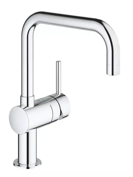 Baterie bucatarie Grohe Vento 30429000, inalta, tip U, monocomanda, Crom