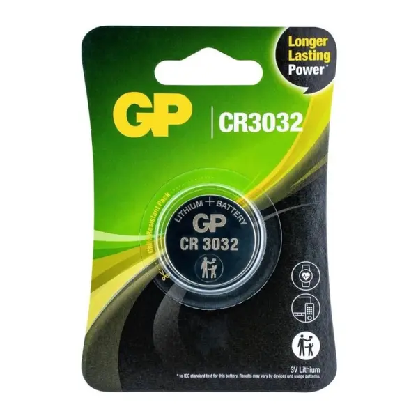 Baterie Buton Litiu GP CR3032 3V, 1 Bucata, Blister