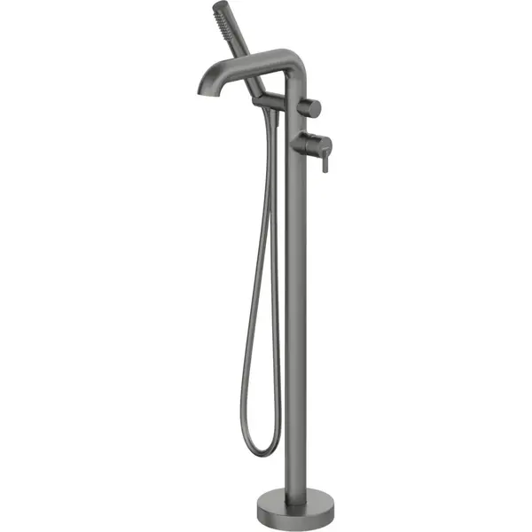 Baterie cada freestanding culoare titan Deante Silia