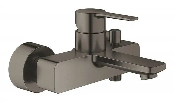 Baterie cada Grohe Lineare 33849AL1, 1/2, monocomanda, cartus ceramic, diverter, protectie reflux, mat, Hard Graphite