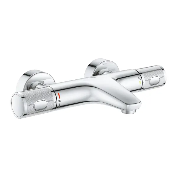 Baterie cada Grohe Precision Feel 34788000, 1/2, aparenta, termostat, CoolTouch, Anti-oparire, diverter, Crom
