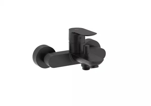 Baterie cada Roca Cala A5A026ENB0, aparenta, diverter, Negru mat