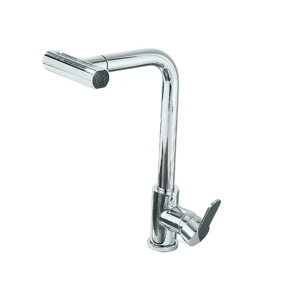 Baterie Chiuveta Bucatarie, Dus extractabil Tip Ploaie, 4 Functii de Curge, Finisaj Crom Lucios, Dimensiune 35 cm