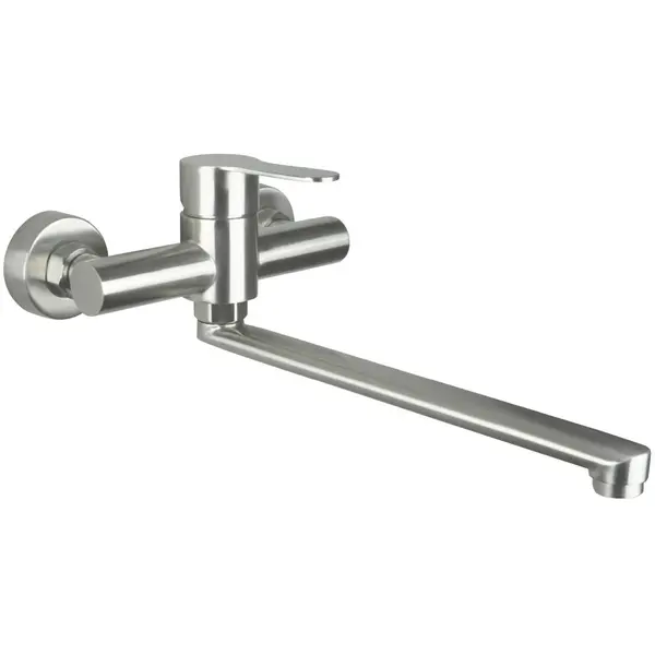 Baterie Chiuveta crom lucios cu pipa pivotanta 298 mm Deante Lupo