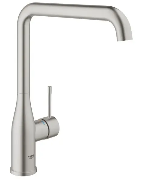 Baterie chiuveta cu montare pe blat, supersteel, Grohe Essence