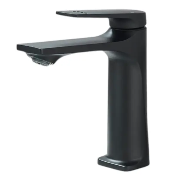 Baterie Chiuveta Lavoar Baie BisDesign , Material Premium, Stil Modern, Finisaj Negru Mat, Dimensiune 17 cm