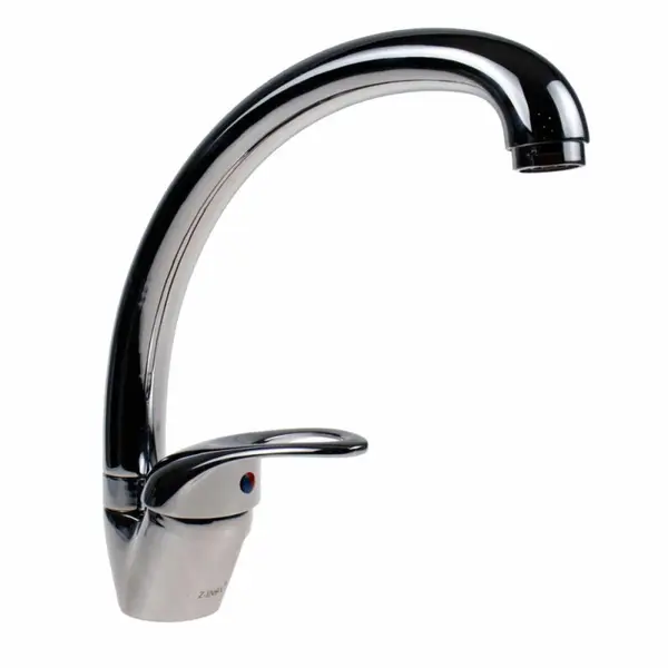 Baterie de Bucatarie, cu Pipa Lebada, Monocomanda, Cartus Ceramic 40 mm, Inox