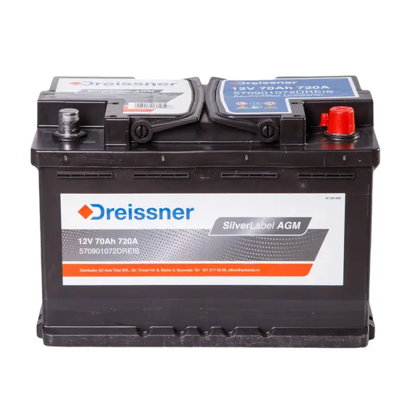 Baterie de pornire DREISSNER Silverlabel AGM 70Ah 12V