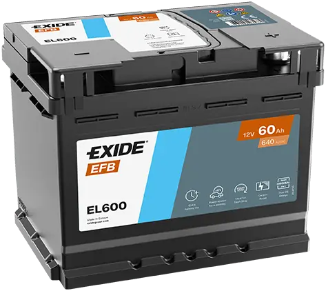 Baterie de pornire EXIDE EFB 60Ah 12V