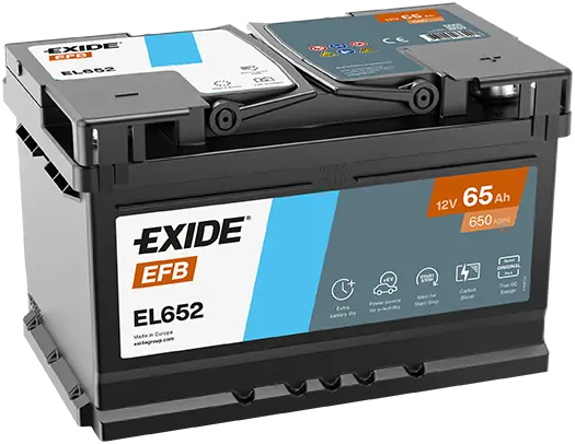 Baterie de pornire EXIDE EFB 65Ah 12V