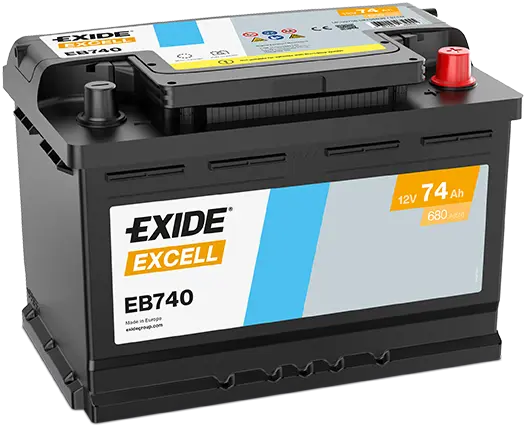 Baterie de pornire EXIDE Excell 74Ah 12V