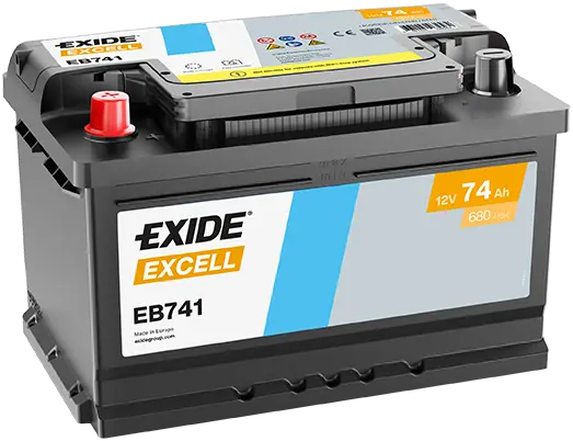 Baterie de pornire EXIDE Excell 74Ah 12V
