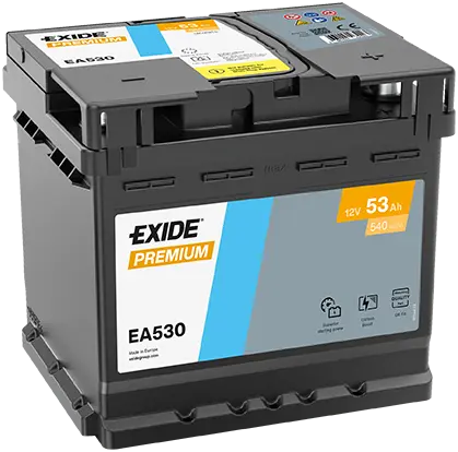 Baterie de pornire EXIDE Premium 53Ah 12V