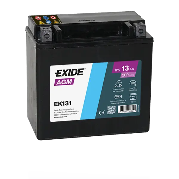 Baterie de pornire EXIDE Start-Stop Auxiliara 13Ah 12V