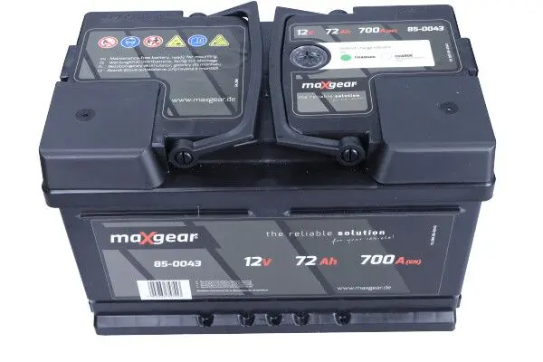 Baterie de pornire MAXGEAR 72Ah 12V