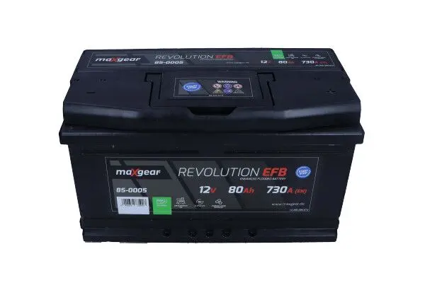 Baterie de pornire MAXGEAR 80Ah 12V