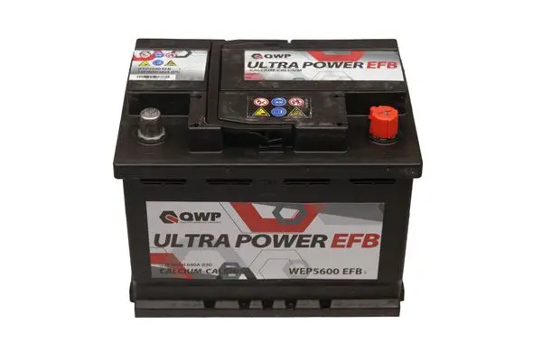 Baterie de pornire QWP Ultra Power EFB 60Ah 640A 12V