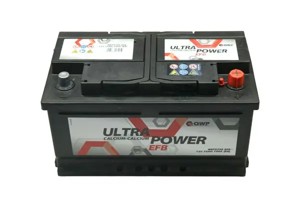 Baterie de pornire QWP Ultra Power EFB 75Ah 730A 12V