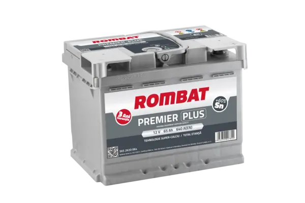 Baterie de pornire ROMBAT Premier Plus 65Ah 12V