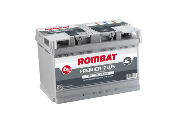 Baterie de pornire ROMBAT Premier Plus 75Ah 12V