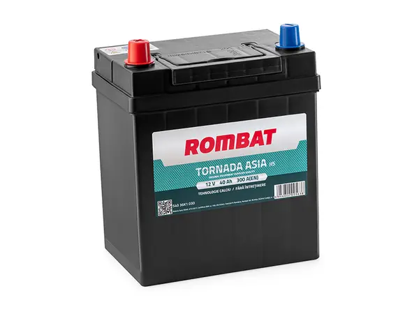 Baterie de pornire ROMBAT Tornada Asia 40Ah 12V (borne inverse)