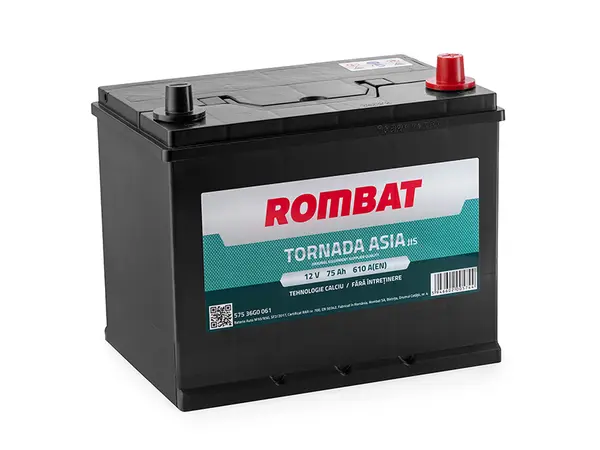 Baterie de pornire ROMBAT Tornada Asia 75Ah 12V