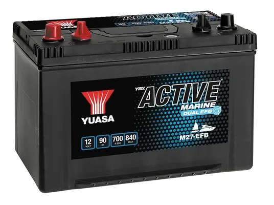 Baterie de pornire YUASA M27-EFB DUAL EFB 90Ah 12V