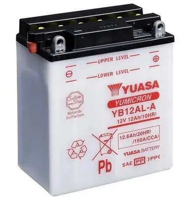 Baterie de pornire YUASA YB12AL-A 12,6Ah 12V
