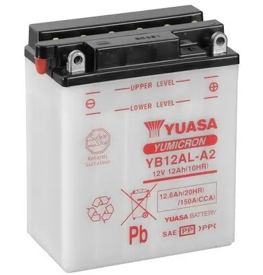 Baterie de pornire YUASA YB12AL-A2 12,6Ah 12V