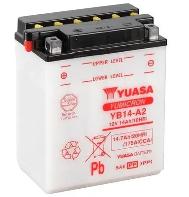 Baterie de pornire YUASA YB14-A2 14,7Ah 12V