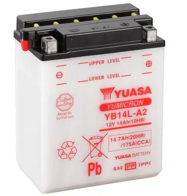 Baterie de pornire YUASA YB14L-A2 14,7Ah 12V