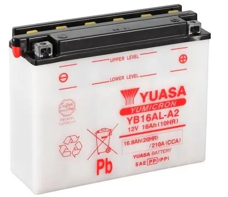 Baterie de pornire YUASA YB16AL-A2 16,8Ah 12V