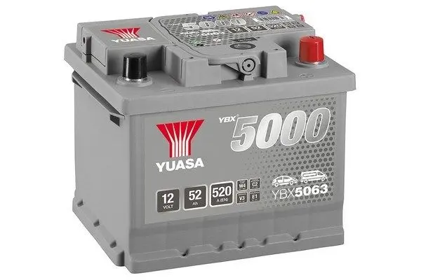 Baterie de pornire YUASA YBX5063 52Ah 12V