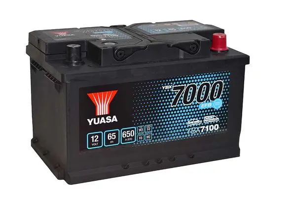 Baterie de pornire YUASA YBX7100 EFB 65Ah 12V