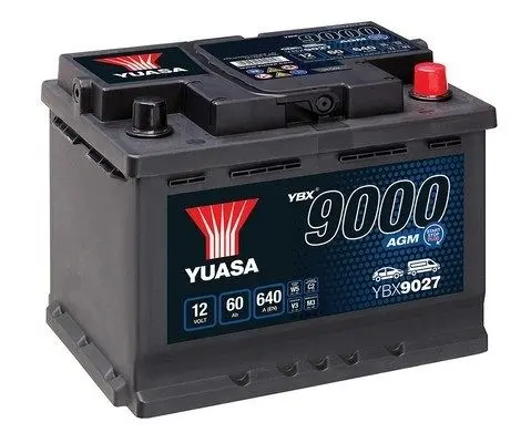 Baterie de pornire YUASA YBX9027 AGM 60Ah 12V