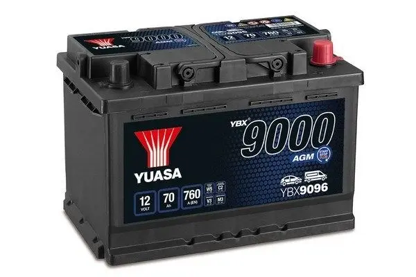 Baterie de pornire YUASA YBX9096 AGM 70Ah 12V