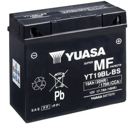 Baterie de pornire YUASA YT19BL-BS 19Ah 12V
