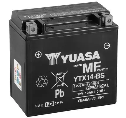 Baterie de pornire YUASA YTX14-BS 12,6Ah 12V